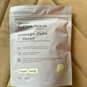 Frank Body Cacao Body Scrub, never opened
